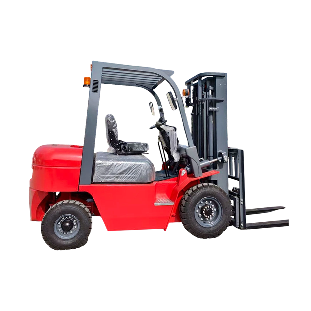 Standard Height 3m Inflatable tire 2.5 ton Diesel Forklift