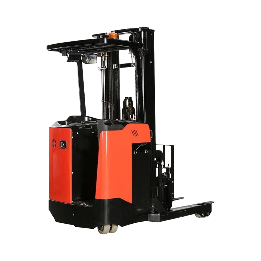 Battery Operated Portable 1.2 Ton Stand Up Electric Reach Truck