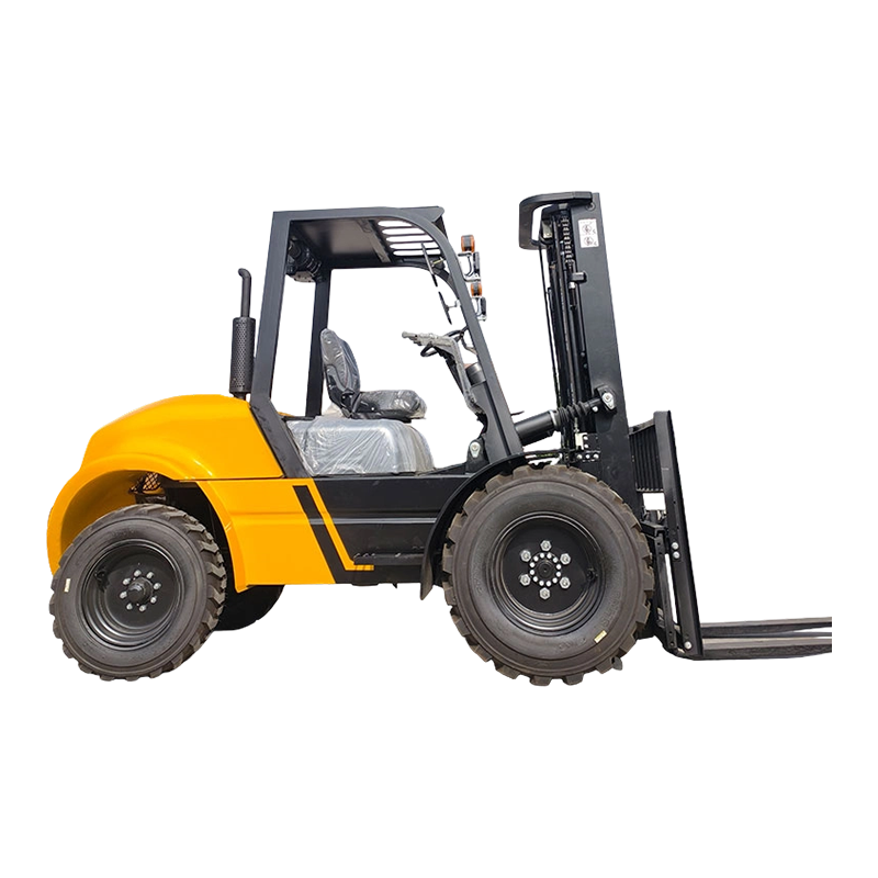 Off-road Forklift Truck All-Terrain 3.5 Ton Diesel Forklift with 4.8m Triple Mast Off-road Forklift Truck All-Terrain 3.5 Ton Diesel Forklift with 4.8m Triple Mast